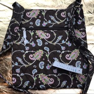 Bueno collection quilted purse handbag floral new